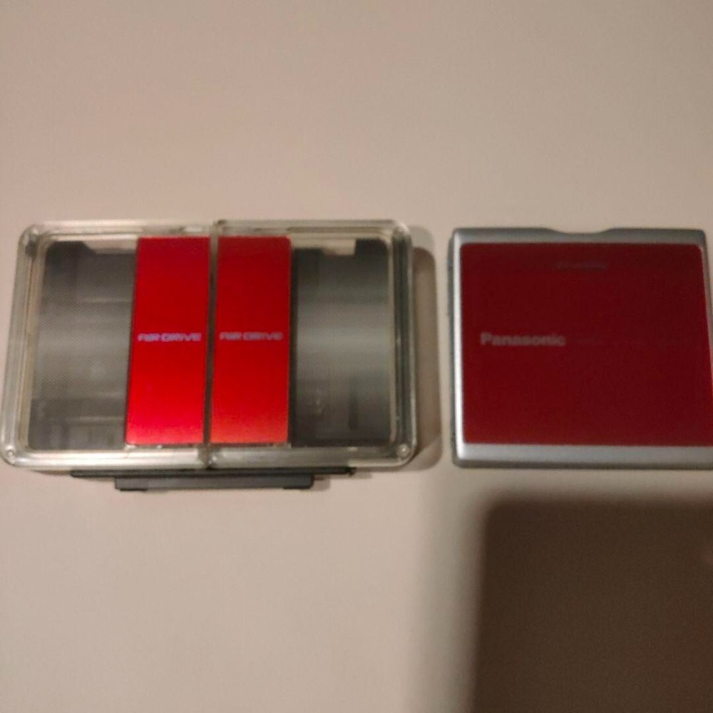 Panasonic SJ-MJ59 MiniDisc Player Red Good GP