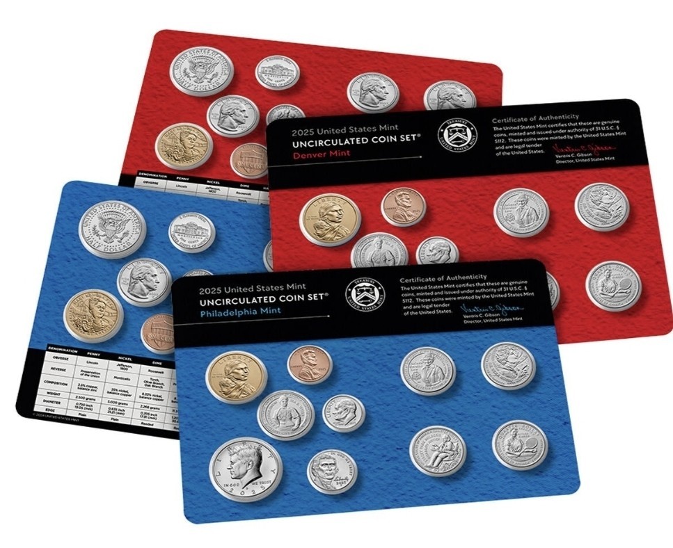2025 US Uncirculated Mint set Philadelphia Denver 20 coins Last Penny (Ready)%