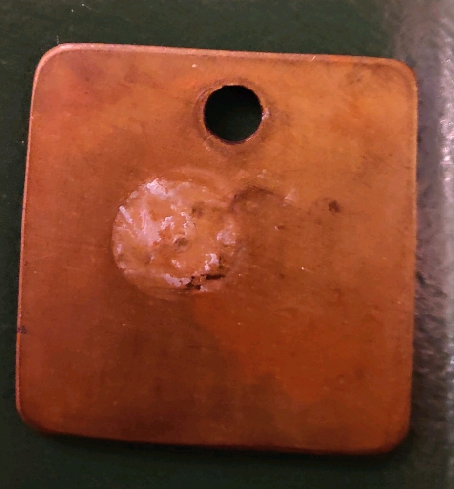 Cotgrave Colliery Pit Check Tally Token marked Cotgrave Colliery 1561