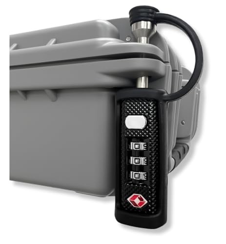TSA Secure Rifle & Pistol Gun Case Luggage Lock -MonoShaft™️ Pelican/SKB/Plano