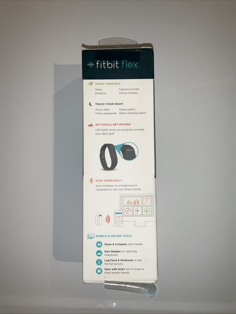 Fitbit Flex Wireless Activity Tracker - Blue (FB401BU) Includes Original Box