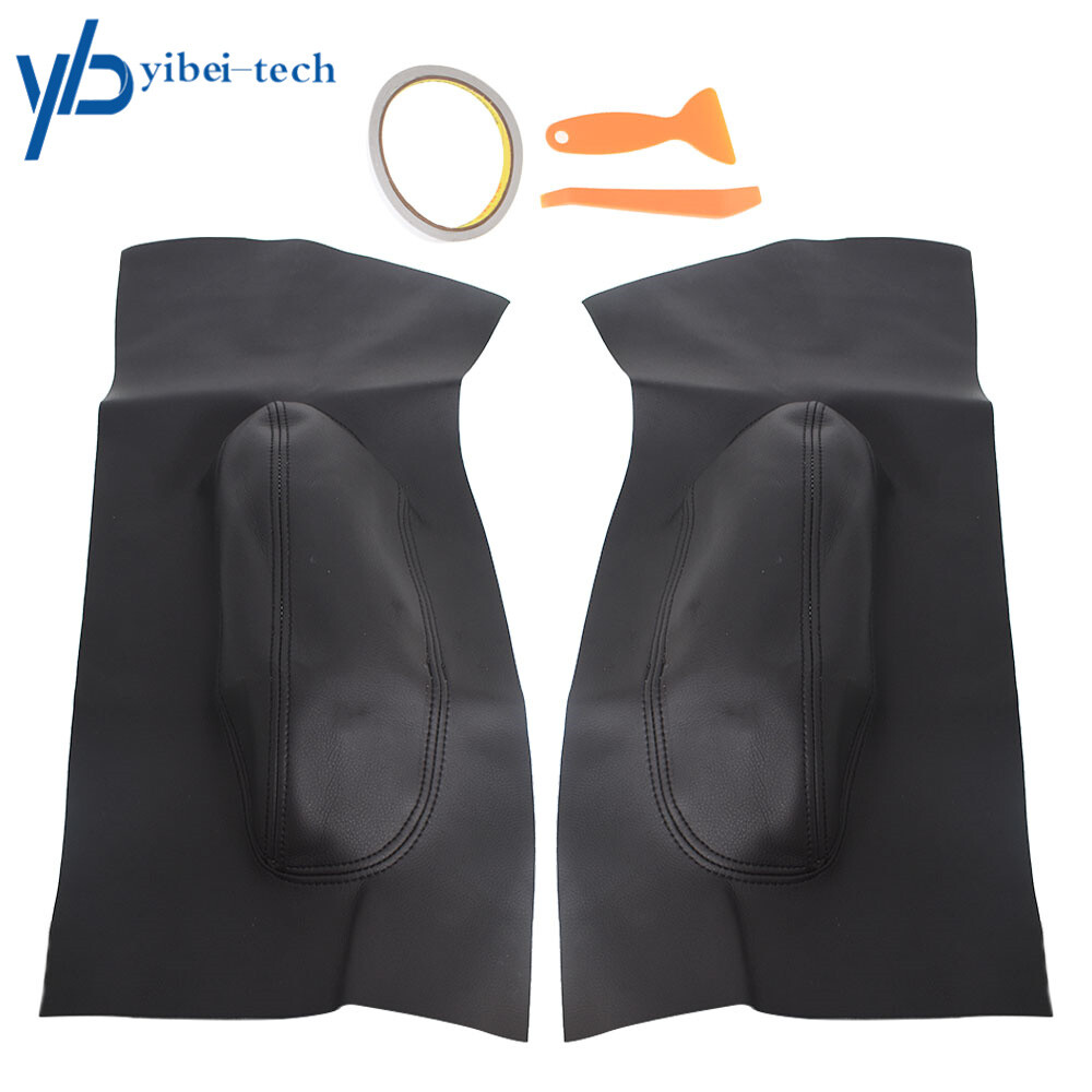 For 1998-2010 Volkswagen Beetle Interior Door Handle Panel＆Insert Cards Leather