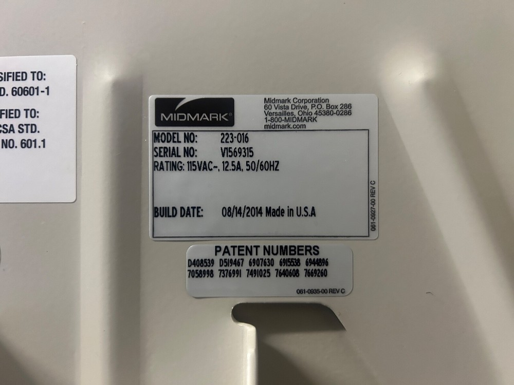 Ritter 223 Power Hi-Low Exam Table Includes Foot Control