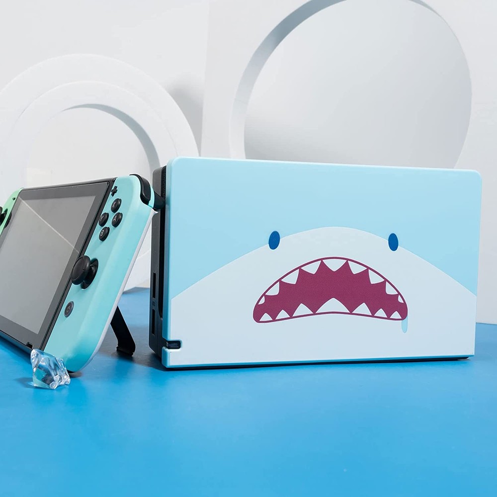 GeekShare Charging Dock Base Docking Station For Nintendo Switch Console Blue