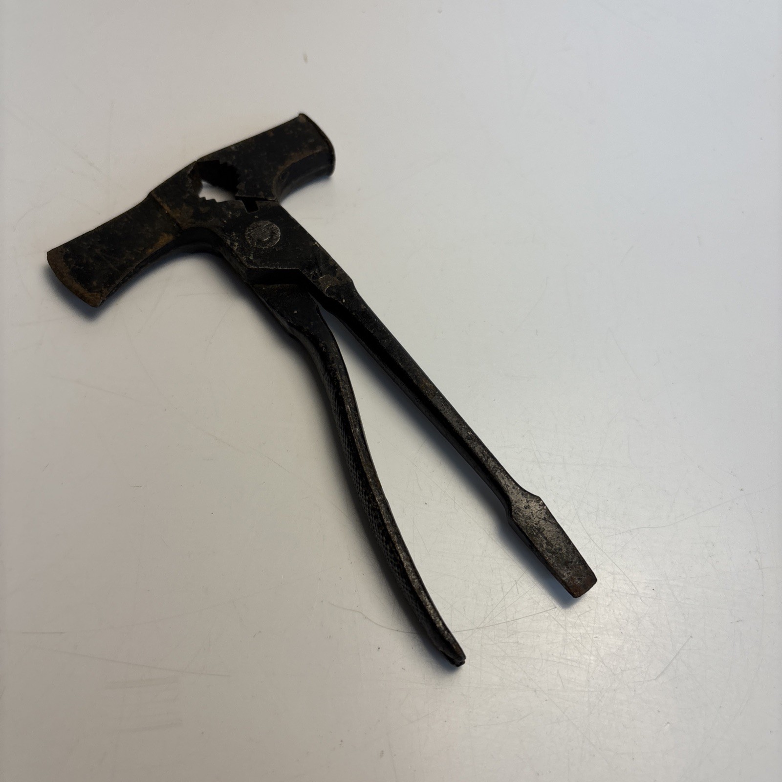 Antique ARLO German Multi Tool Axe Pliers Hammer Pry Bar Pre-WWII