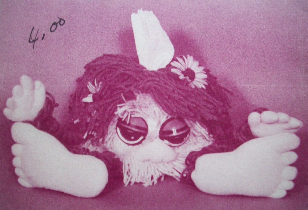 Troll tissue box decor craft pattern UNCUT