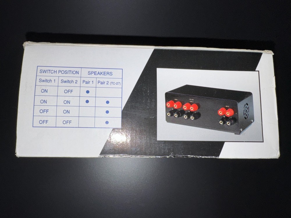 TC-26 Stereo Speaker Control Center