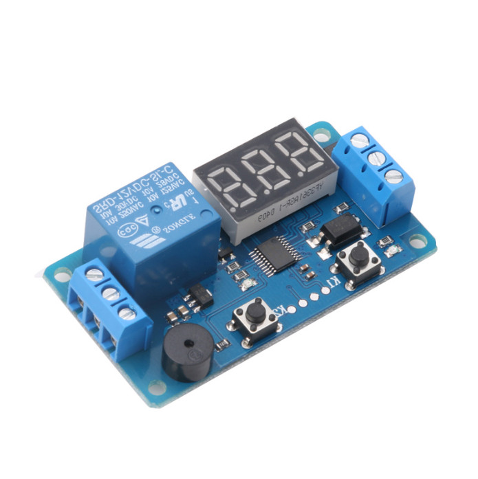 LED Digital Display Timer Delay Relay Trigger Cycle Delay  Control Switch Module