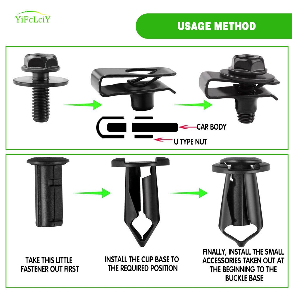 40pcs For Hyundai Elantra Body Bolts Unut Clips Engine Under Cover Splash Shield