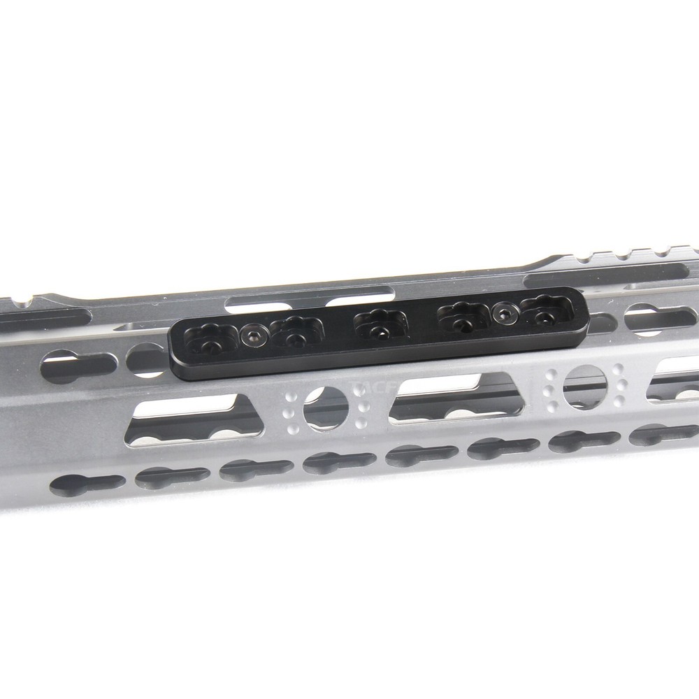 4" KeyMod to M-LOK Rail Section Converter Adapter