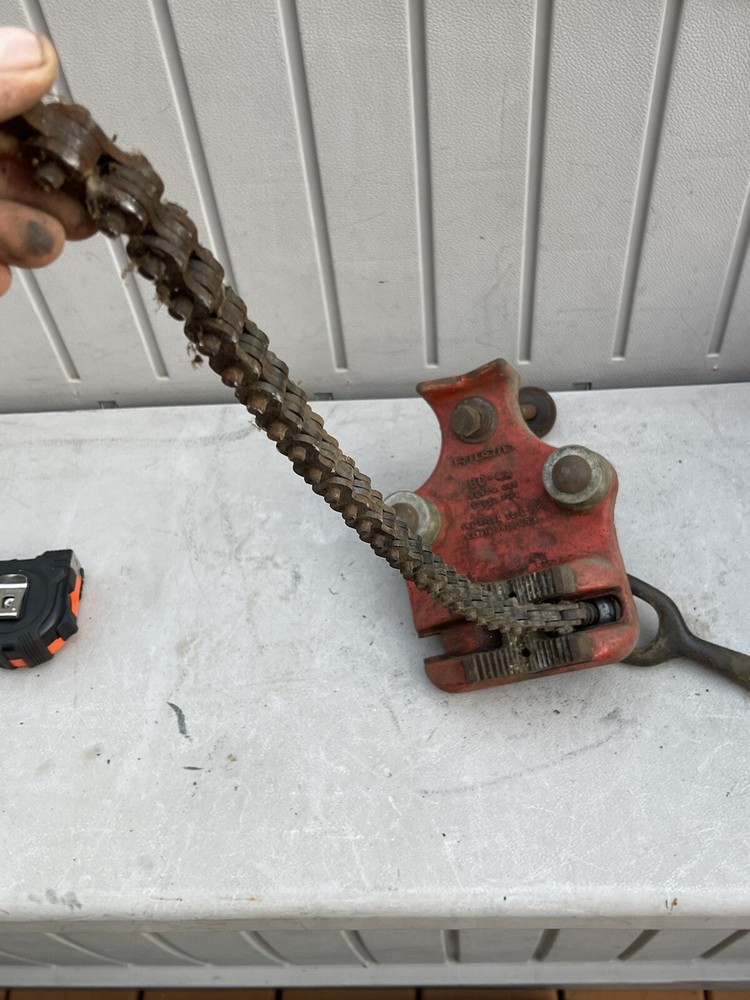 Ridgid BC4A Bench Chain Vise In Good Working Condition