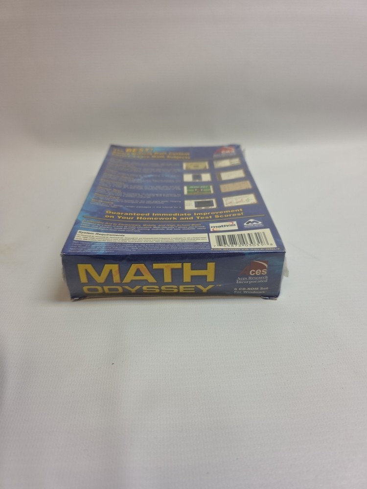 Math Odyssey - 6 Disc Set - PC/CD-ROM Calculus Geometry Algebra Trigonometry