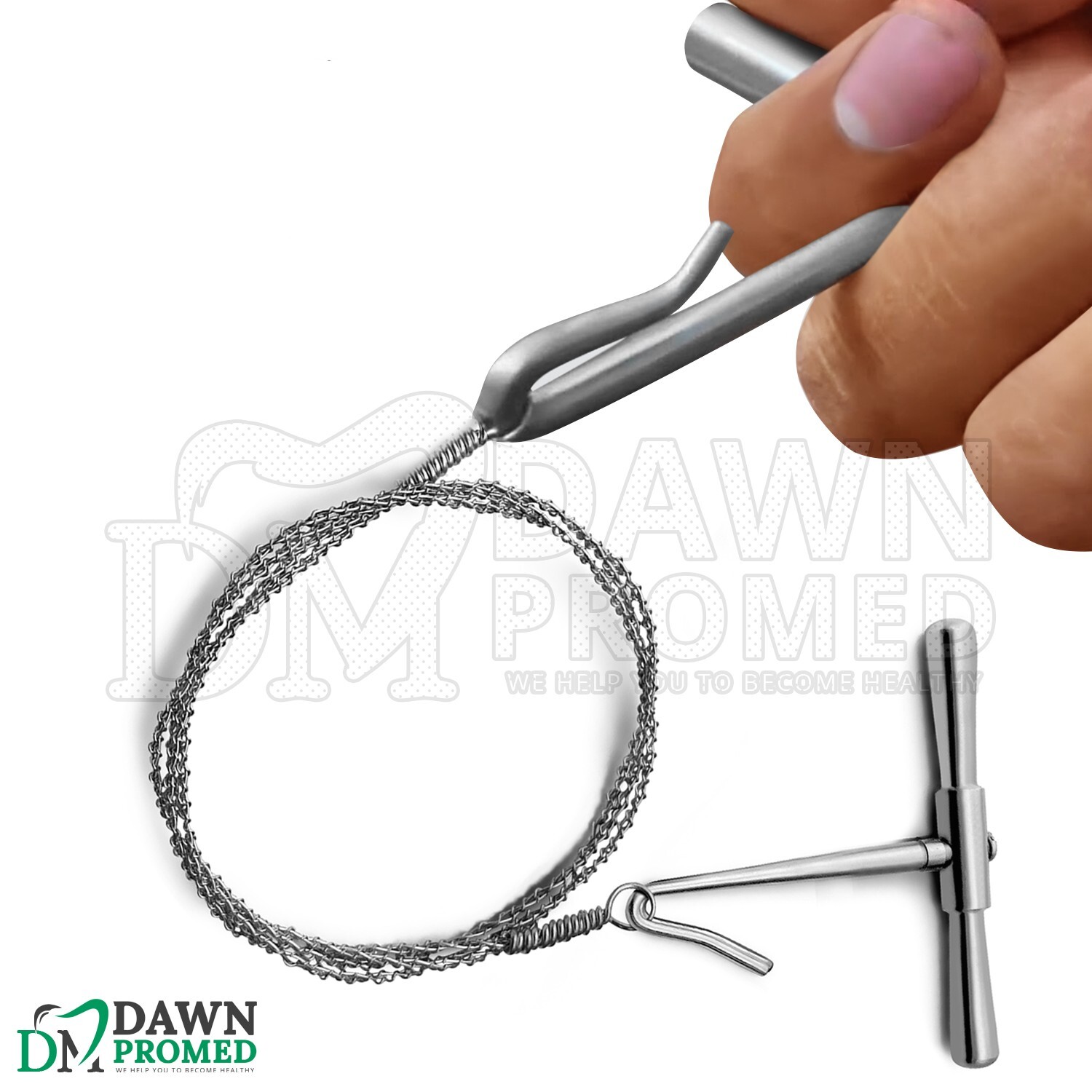 2 Pcs GIGLI Saw T Handles Neurology Orthopedic Surgical & Veterinary German Gr