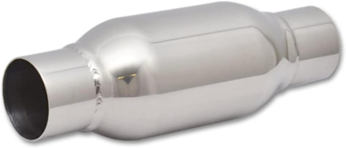 Lightweight 12" Stainless Steel Resonator with True Straight-Through Design