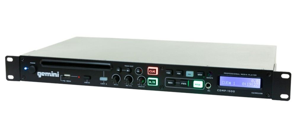 Gemini CDMP1500 CD/MP3/USB Player 1U Rackmount