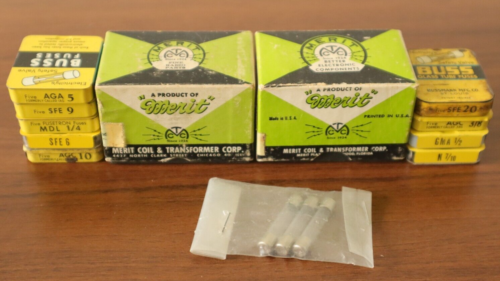 ☑️ MERIT COIL & TRANSFORMER MWC-8 Width Or Linearity Various Range Fuses