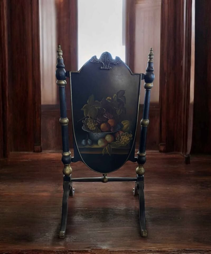 Vintage Fruit Themed Fire Screen Partition