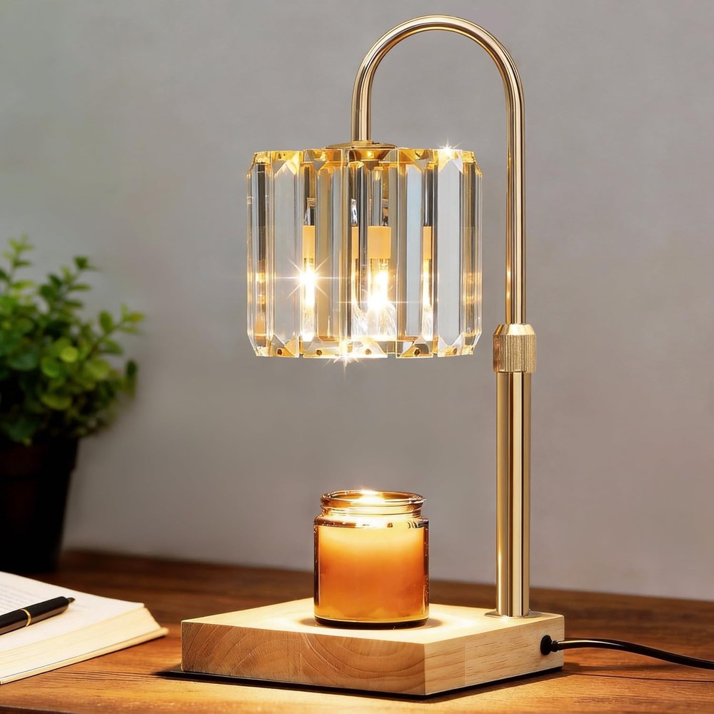 Candle Warmer Lp with Timer, Dimmable Electric Candle Wer Adjustable