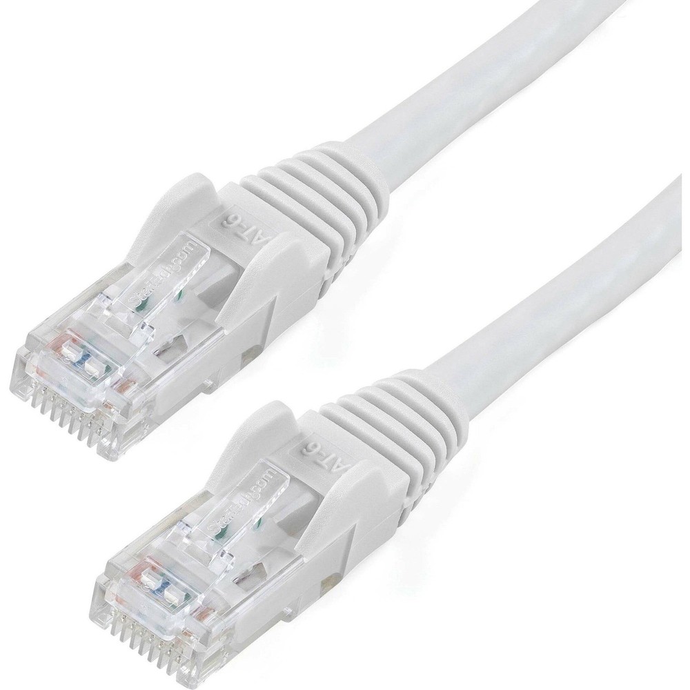 StarTech N6PATCH20WH 20ft White Cat6 Patch Cable Snagless RJ45