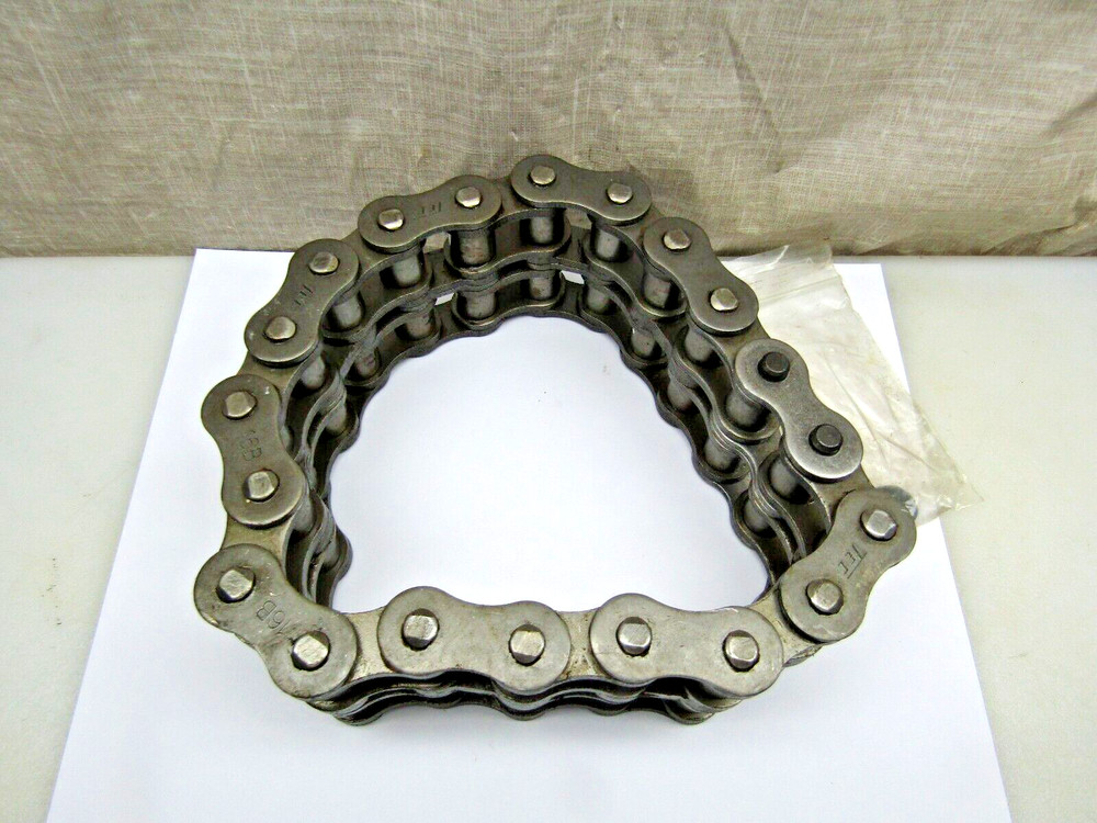 TEC 16B-2 Roller Chain 16BX20 Coupling Replacement Chain 19 Link + Master