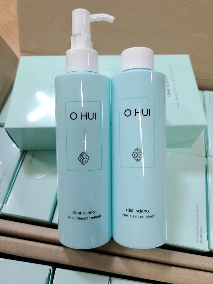 Ohui Clear Science Inner Cleanser Refresh 2pcs 200 ml + 200 ml (refill)