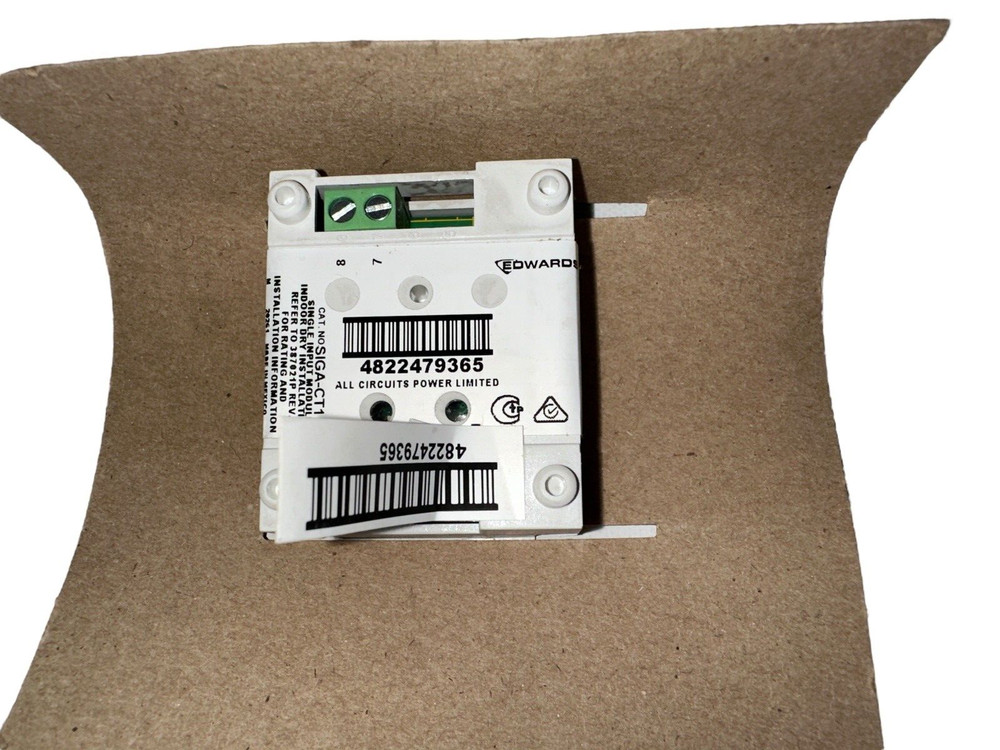 Edwards SIGA-CT1 Fire Alarm System Input Module Single Signaling Device