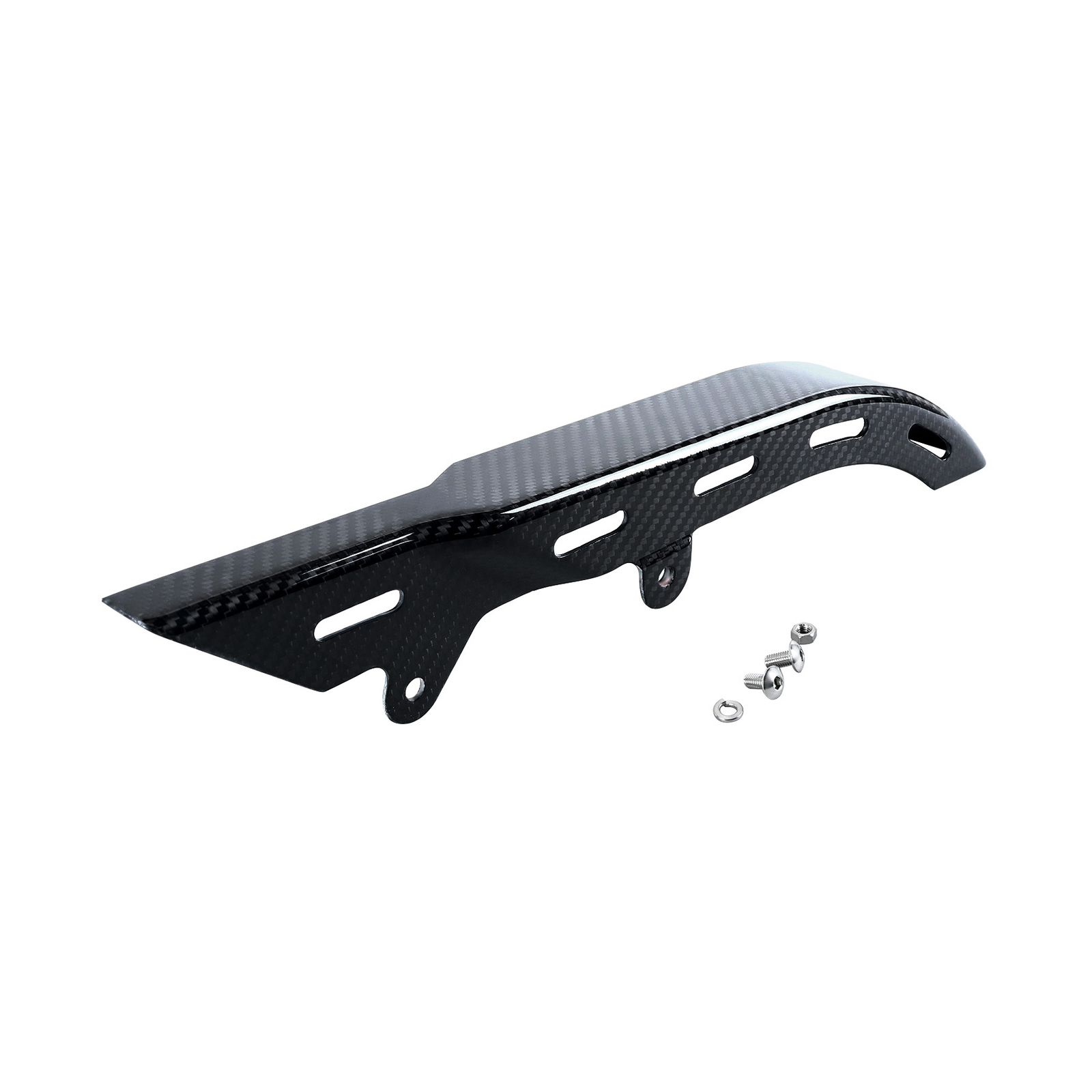 Carbon Fiber Rear Upper Belt Guard Cover for Harley 18-25 Low Rider Fat Bob FXBR