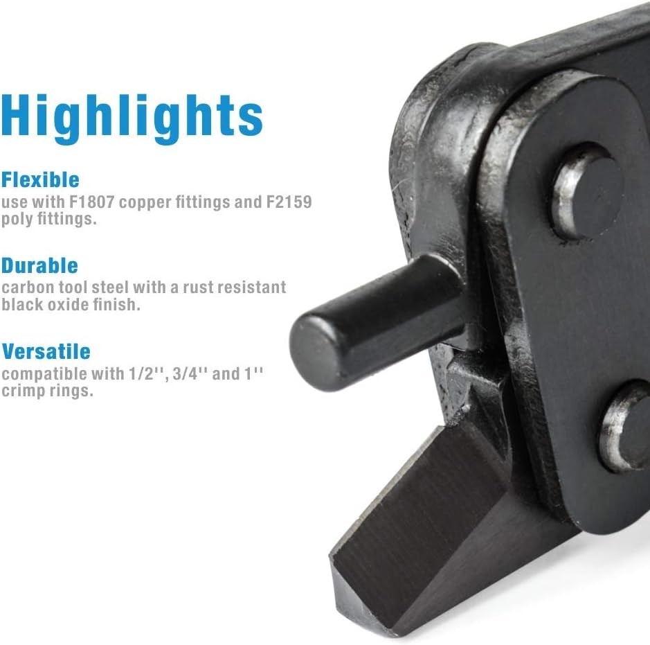 PEX Crimp Ring Removal Tool by iCrimp - Efficient, Lightweight for 1/2"-1"