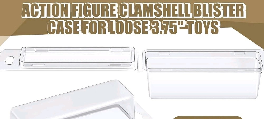 49 Pcs Plastic Blister Clamshell Protective Case Action Figure Display