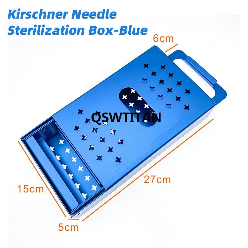 Kirschner Wire needle Container sterilization Box pet surgical Instrument 1pc