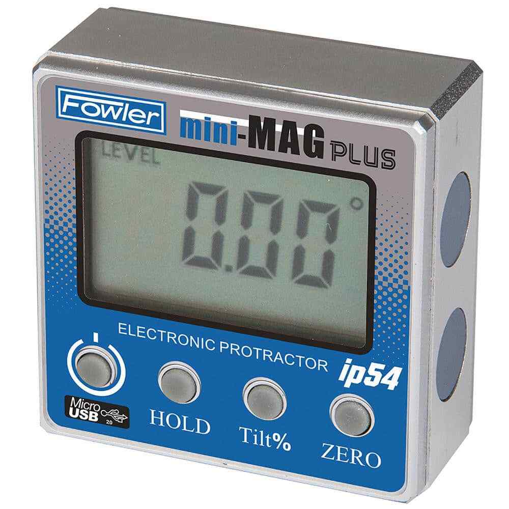 Fowler 54-422-500-0 Mini-Mag PLUS Magnetic Base Digital Protractor