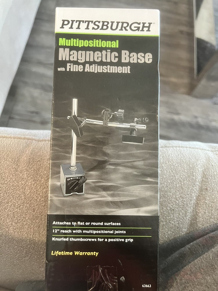 Multipositional Magnetic Base With Fine Adjustment USA