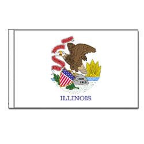 ILLINOIS STATE FLAG 3'x5'
