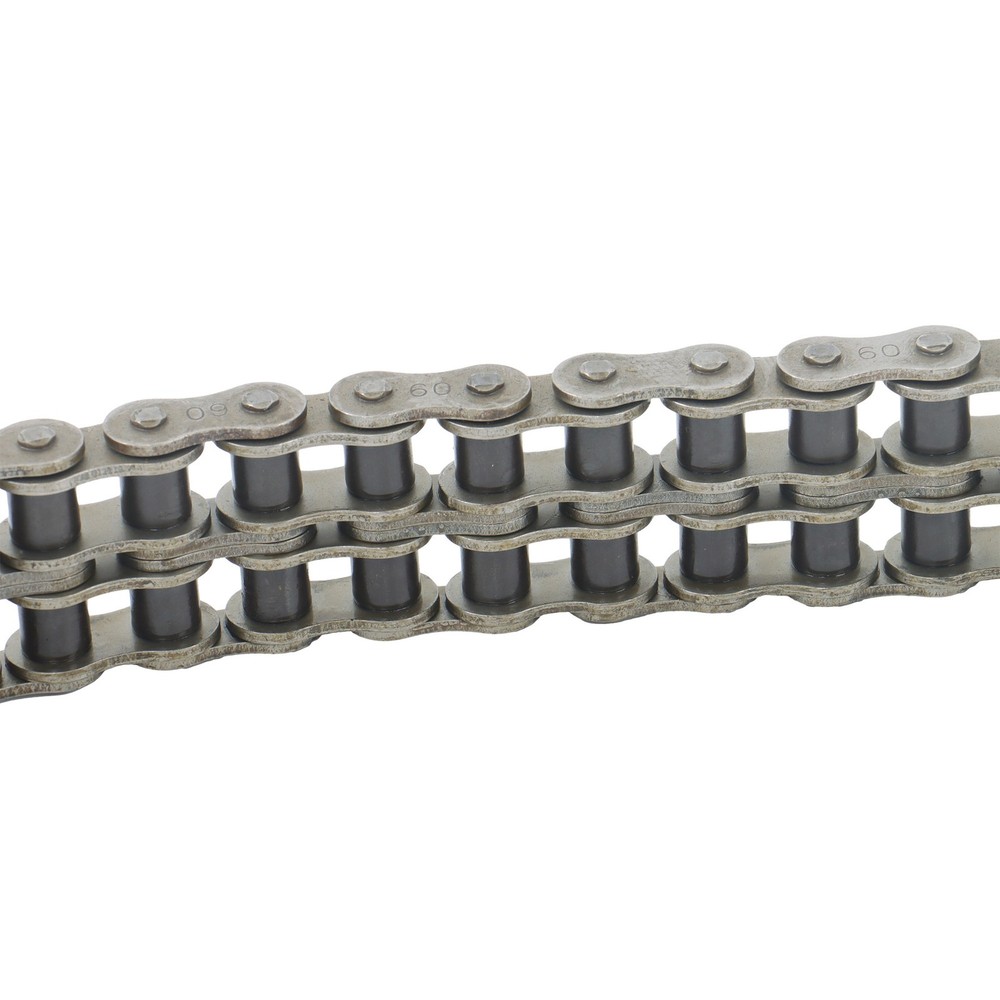 #60-2 Double Strand Duplex Roller Chain 10 Ft with 2 Connecting Link