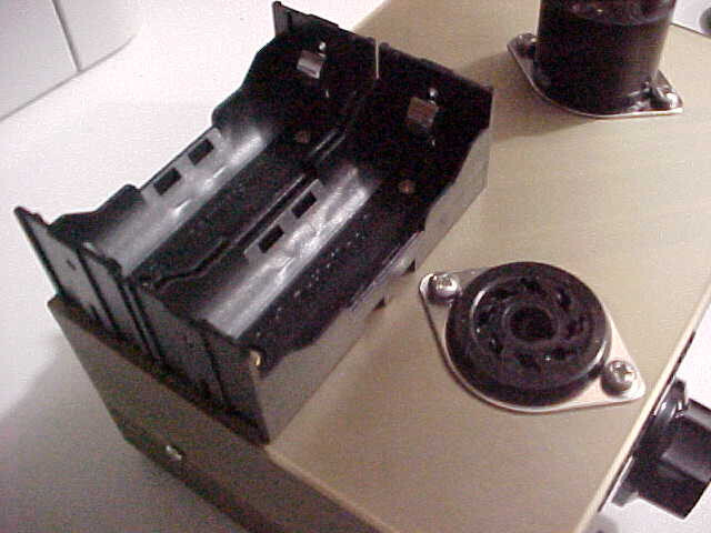 QRP 80/40m 6V6 CW Transmitter Battery Powered (2.6 watts RF output)