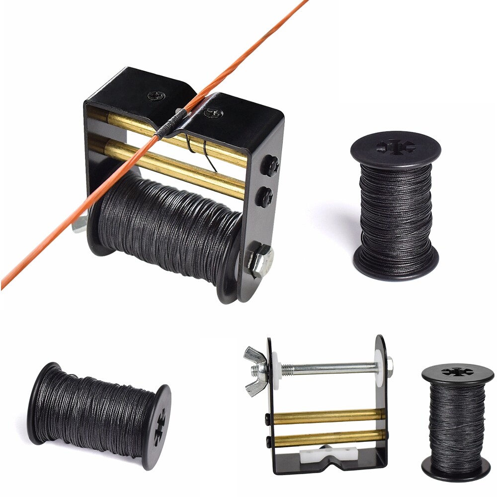 1Set Bow String Server Jig & Strings Dia. 0.025" Serving Thread Archery Tools