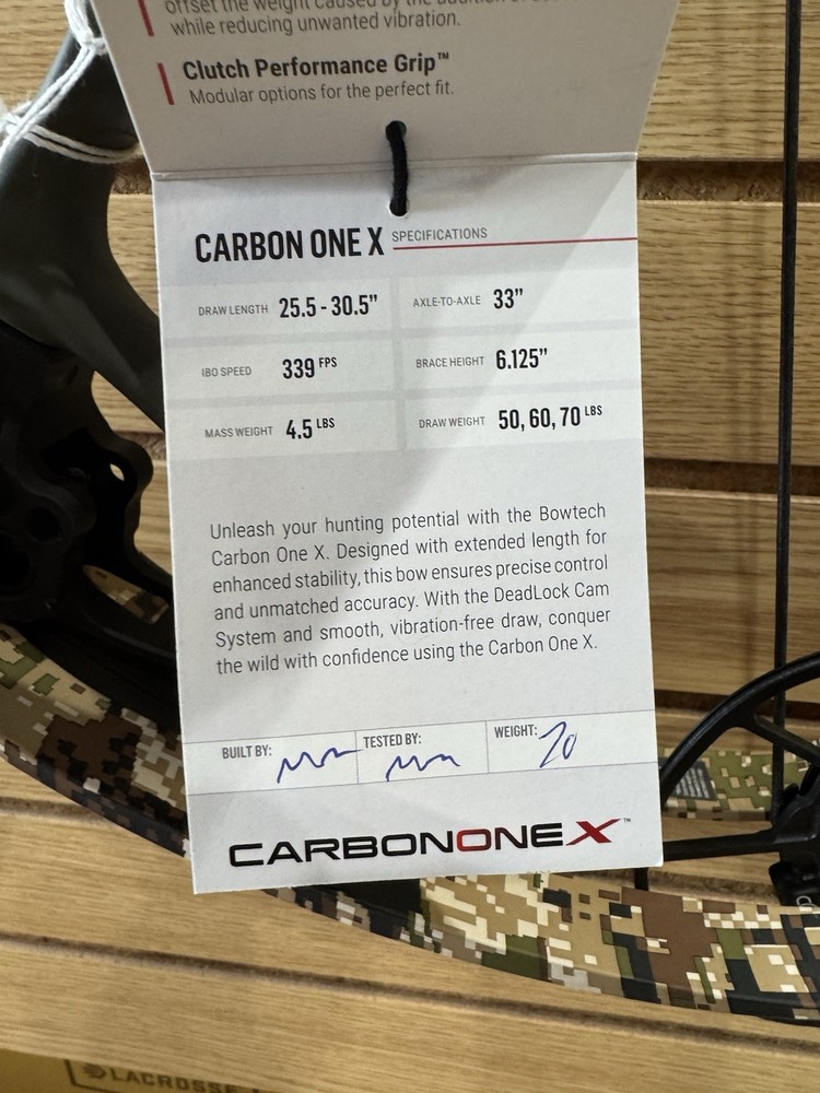 Bowtech Carbon One X OD Green/subalpine