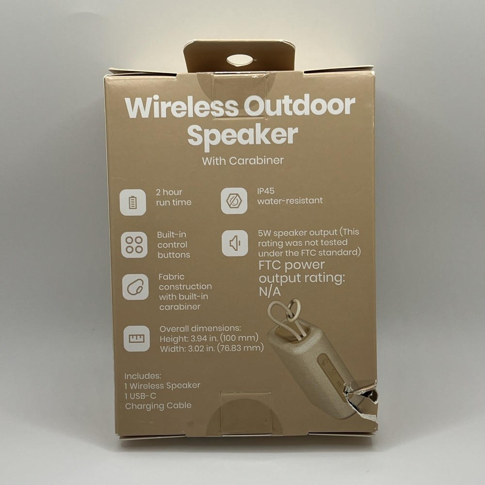 Wireless Outdoor Speaker Portable
