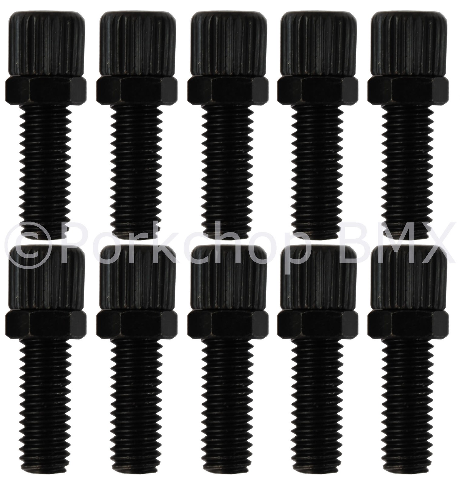 Bicycle bike brake cable steel barrel adjusters (PACK OF 10) BLACK