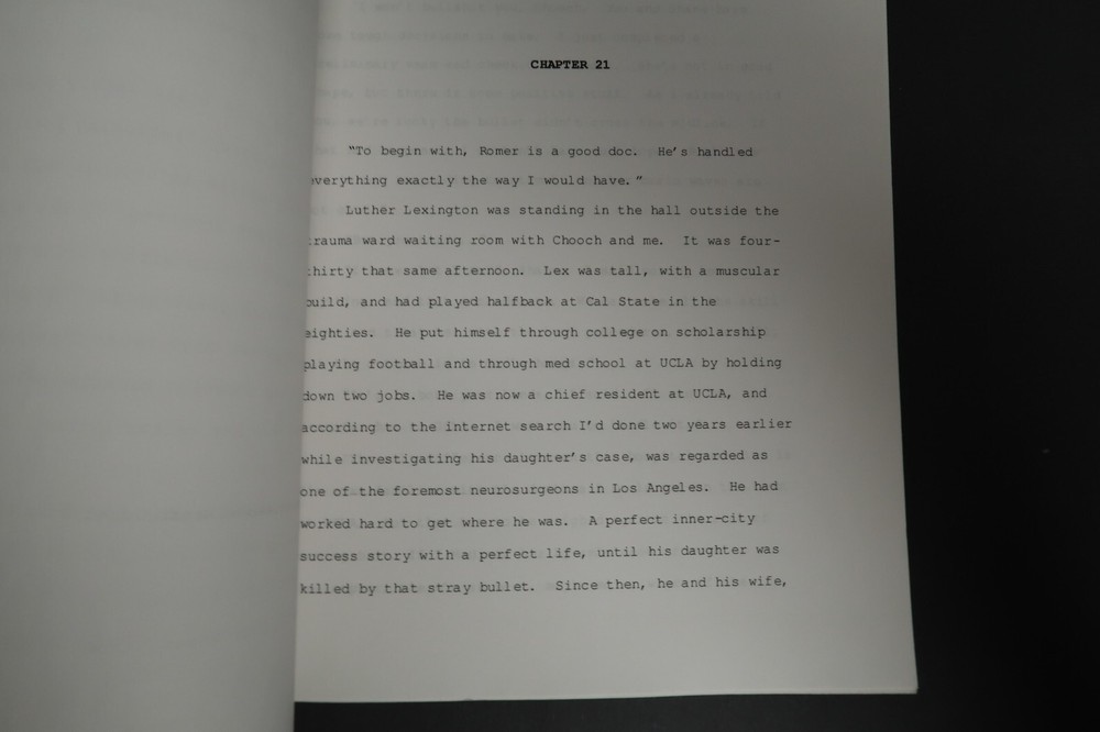 White Sister Original Book Script Stephen J. Cannell Scully Studios Collection