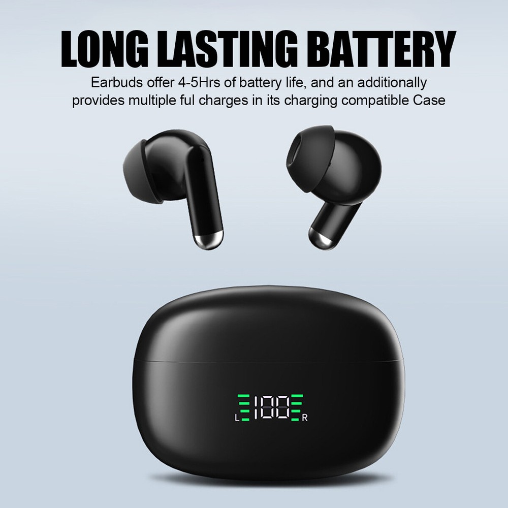 144 Language Translator Earbuds Wireless Bluetooth Two Way Translator Device BK