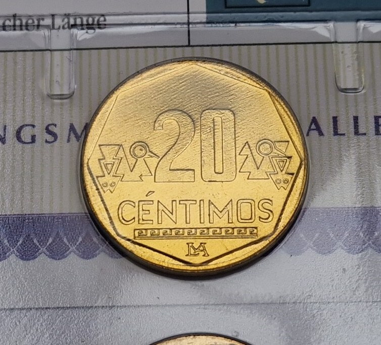 1 Centimo - 5 Soles 2005/2009 Excellent Condition Coins Set Peru 🇵🇪