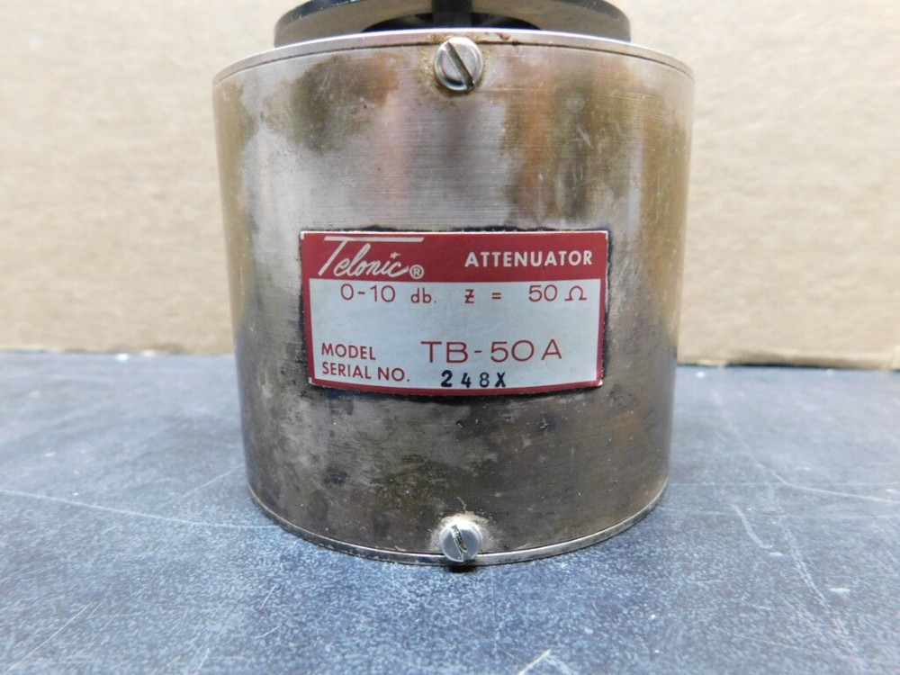 Telonic Berkeley 0-10dB Step Attenuator -- 50 Ohms -- Model TB-50A