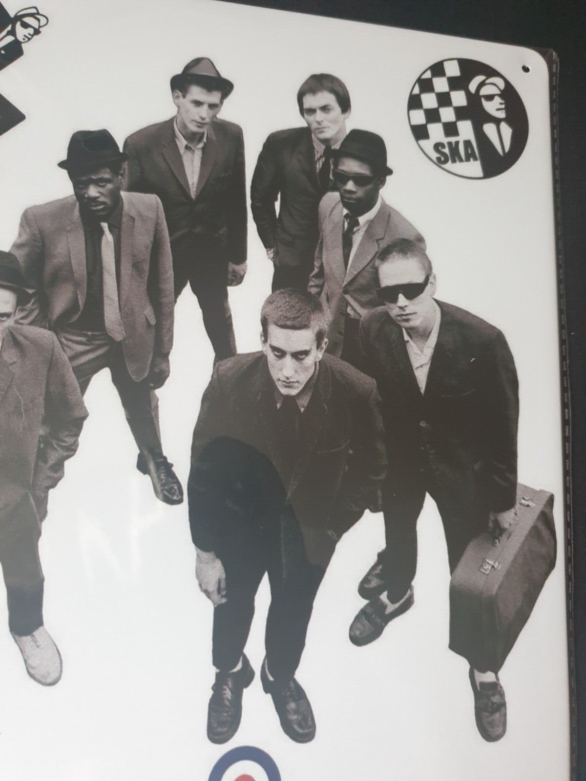 The Specials Target Metal Sign Plaque Ska/Mods poster Retro Garage Shed