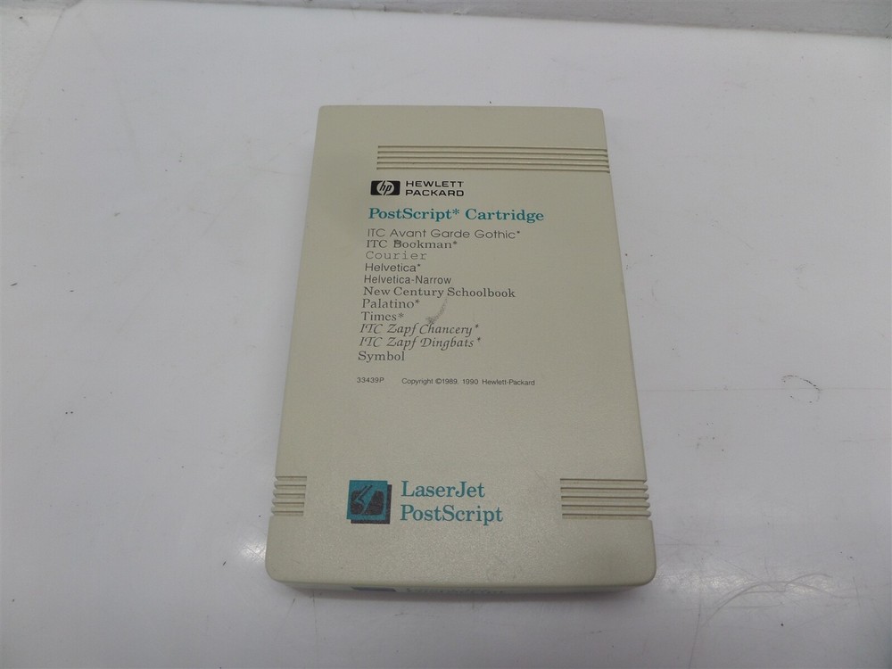Vintage HP LaserJet PostScript Cartridge 33439P