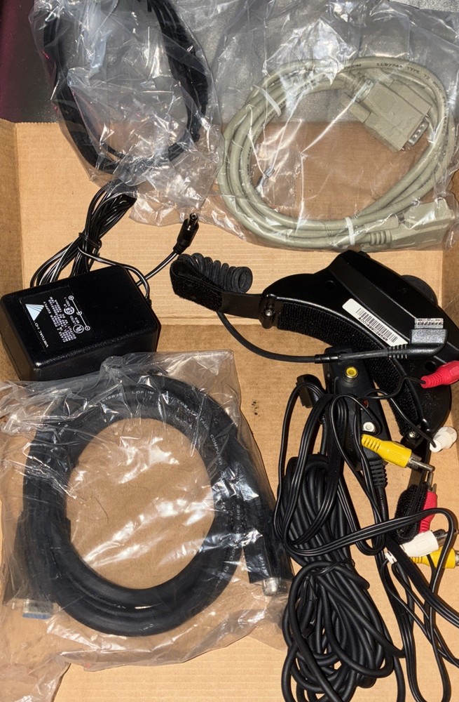 NOS Virtual IO i-Glasses Headset Virtual Display Systems 1995 COMPLETE SEALED