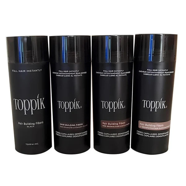 TOPPIK - Hair Building Fibers - 27.5g - 9 Colors  -  Money Back Guarantee!