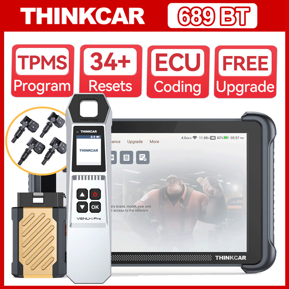 Thinkcar TPMS Scanner ThinkScan 689BT Bidirectional Full System Diagnostic IMMO