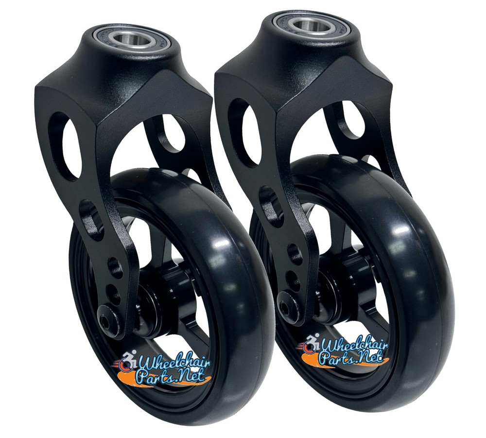 4" x 1" Caster Fork Assemblies