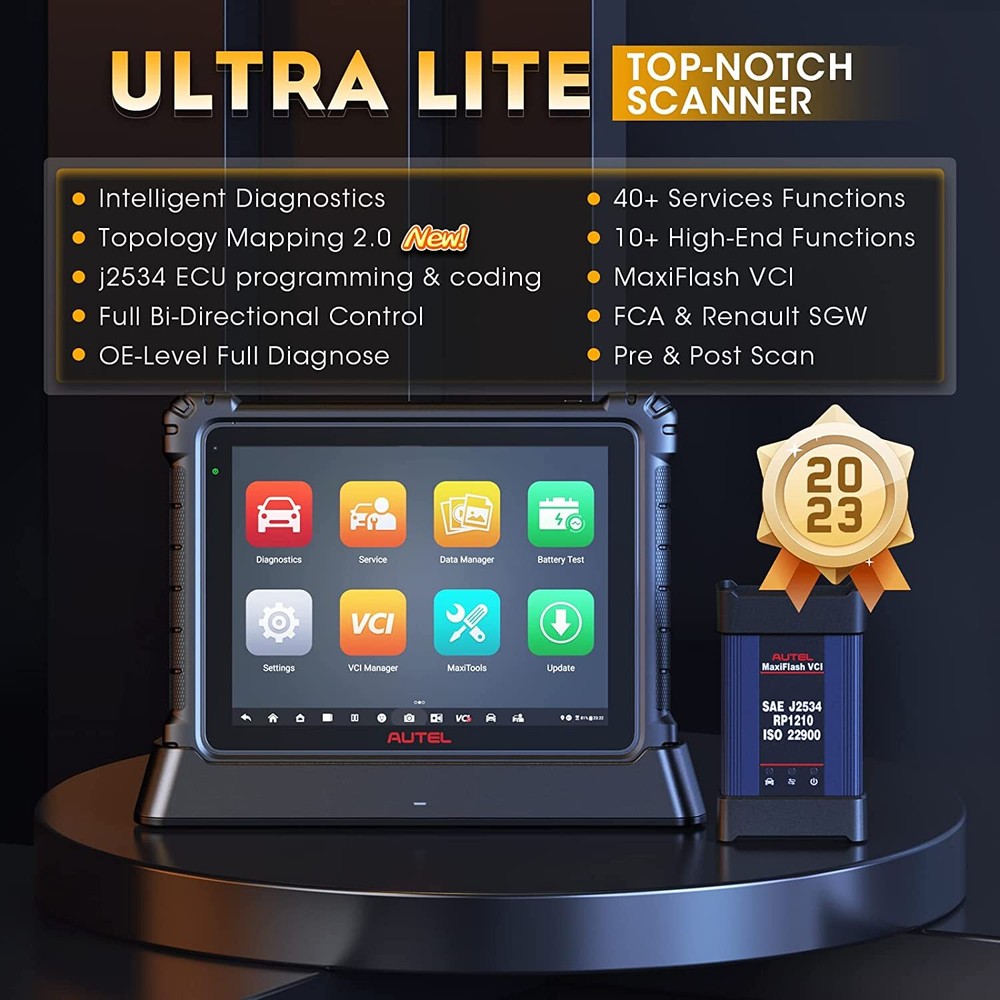 2023 Autel MaxiSys ULTRA Lite MS919 Diagnostic Scanner Advanced VCMI Programming